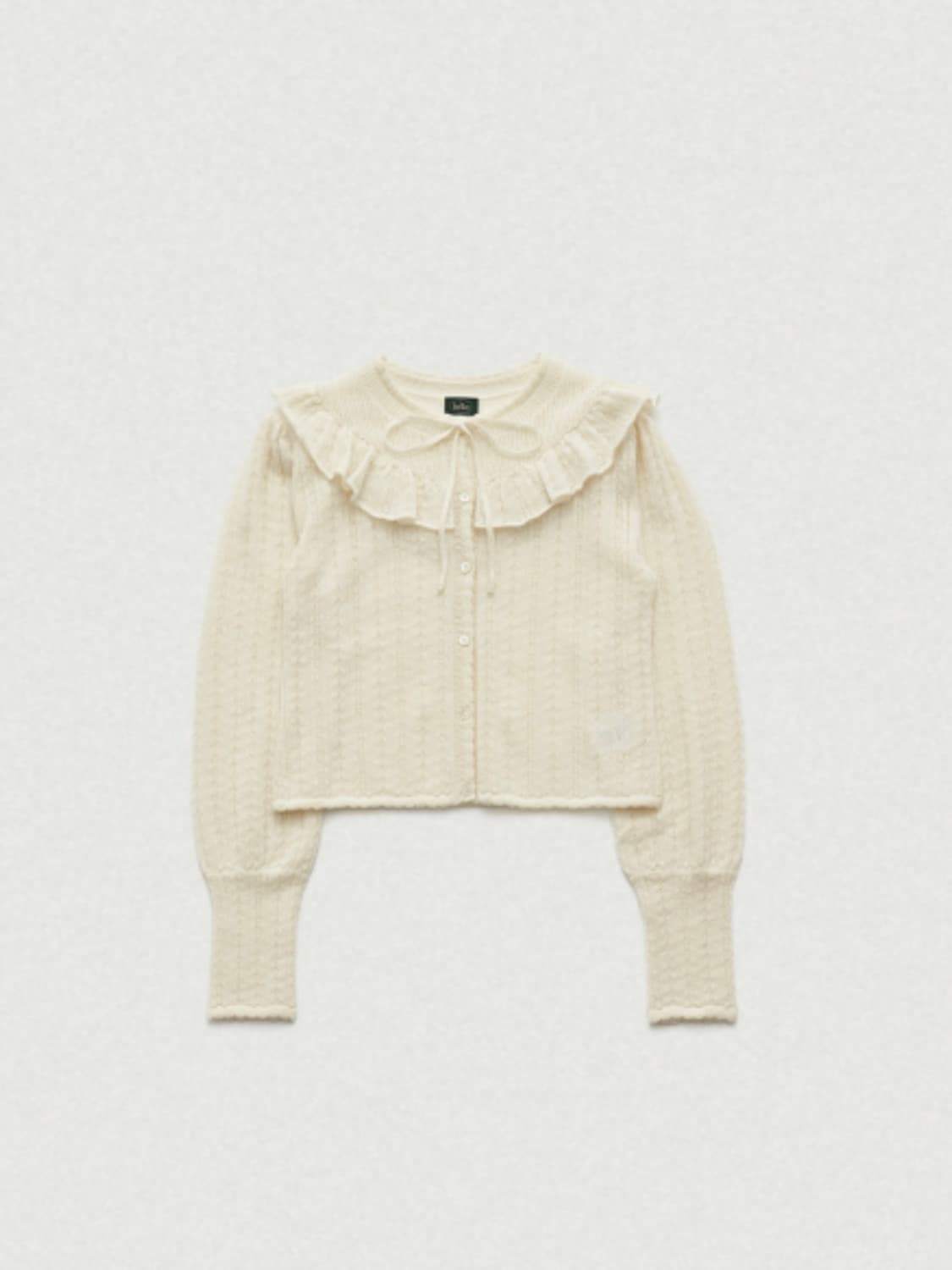 더바넷 Finni Pointelle Knit Cardigan 상품이미지3