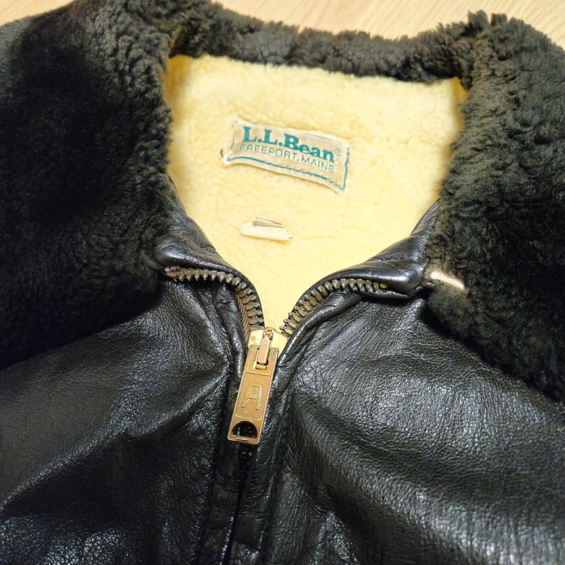 70s LLBean G-1 레더자켓 44사이즈 상품이미지4