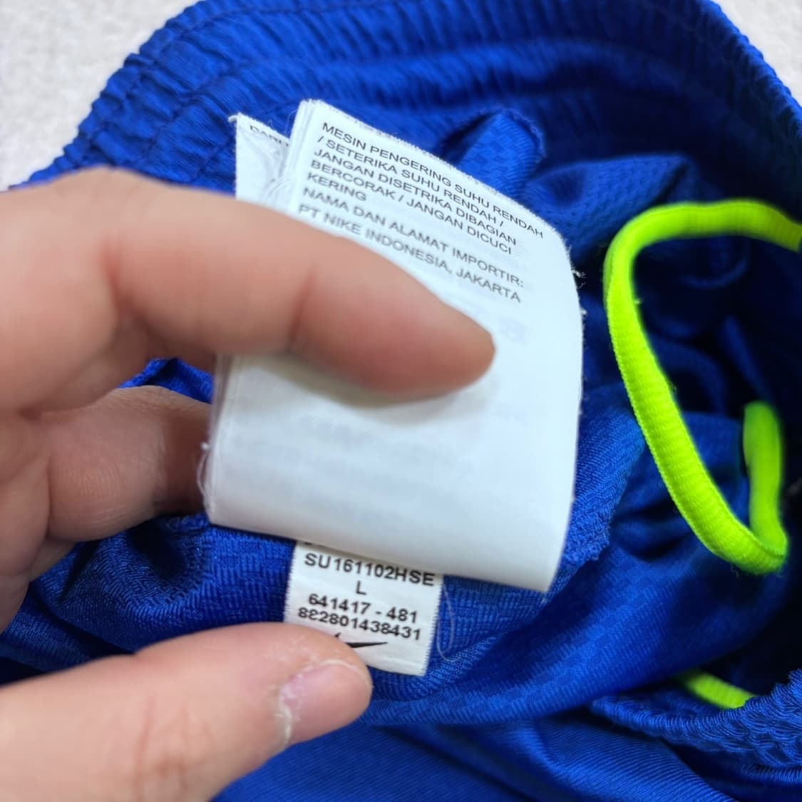 L 나이키 드라이핏 트레이닝 반바지 0413E 상품이미지5