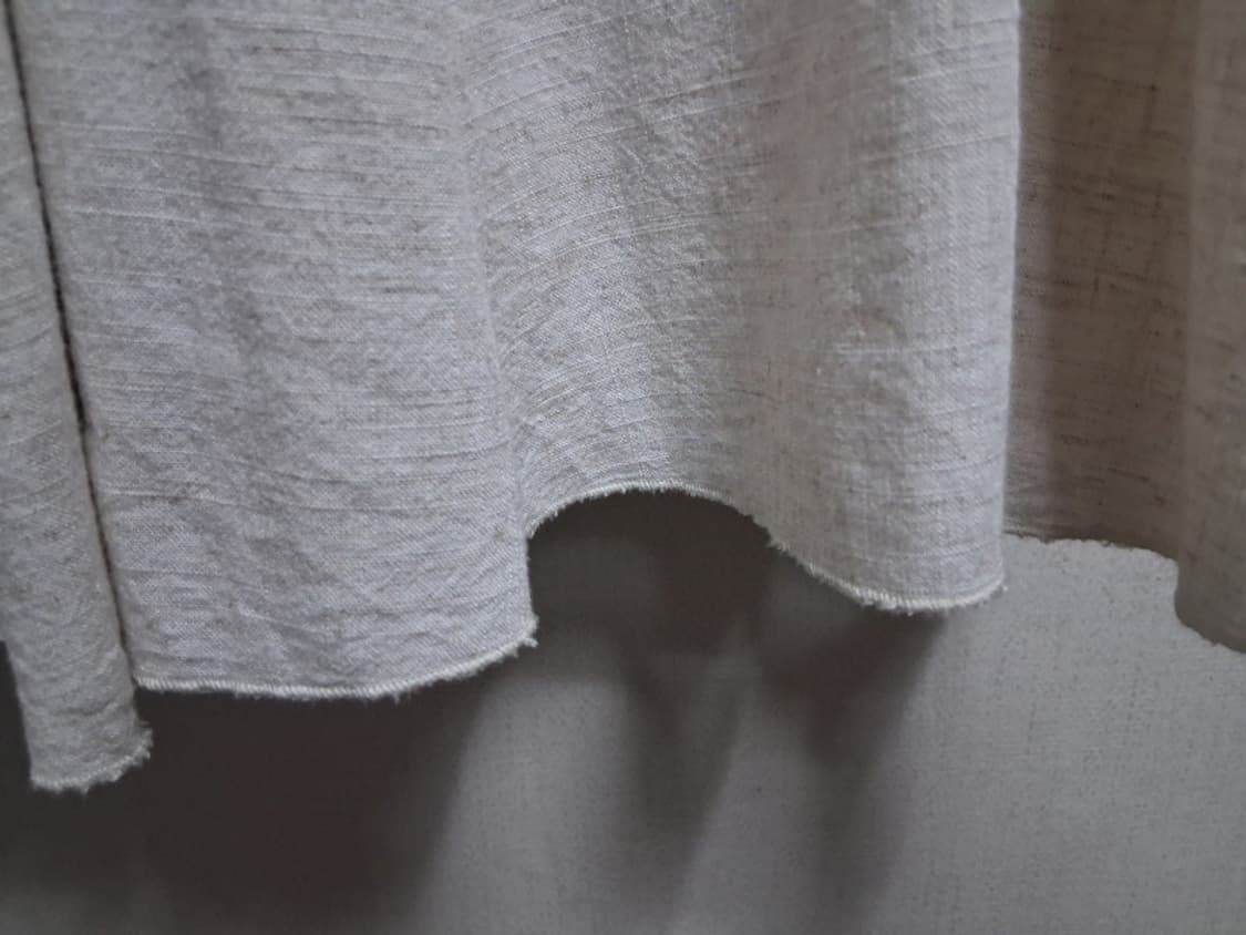 일본수입 know yors right 내츄럴 베이지 면마직 플레어롱스커트 상품이미지5