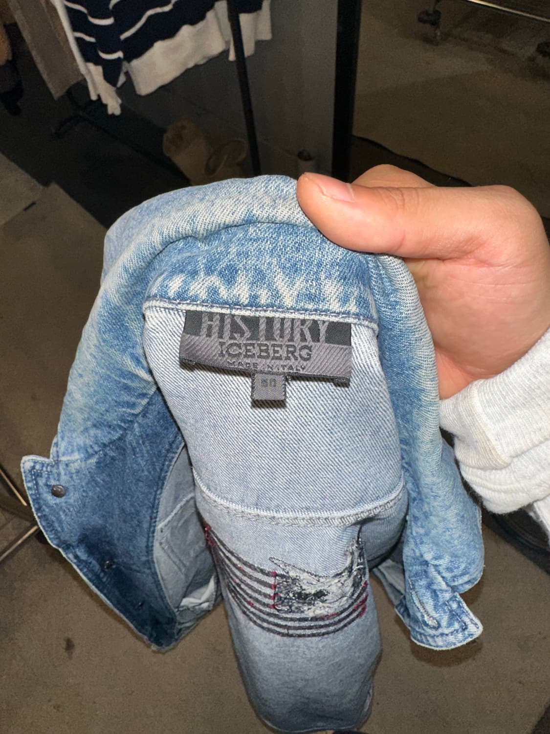 90‘s Iceberg disney American flags denim 상품이미지10
