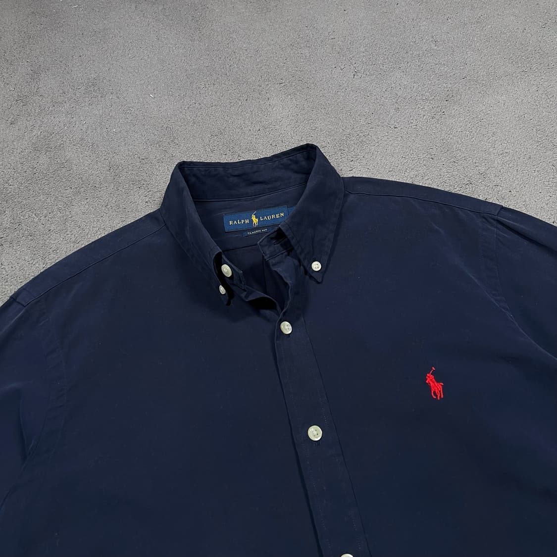 폴로 랄프로렌 네이비 긴팔 셔츠 상품이미지1