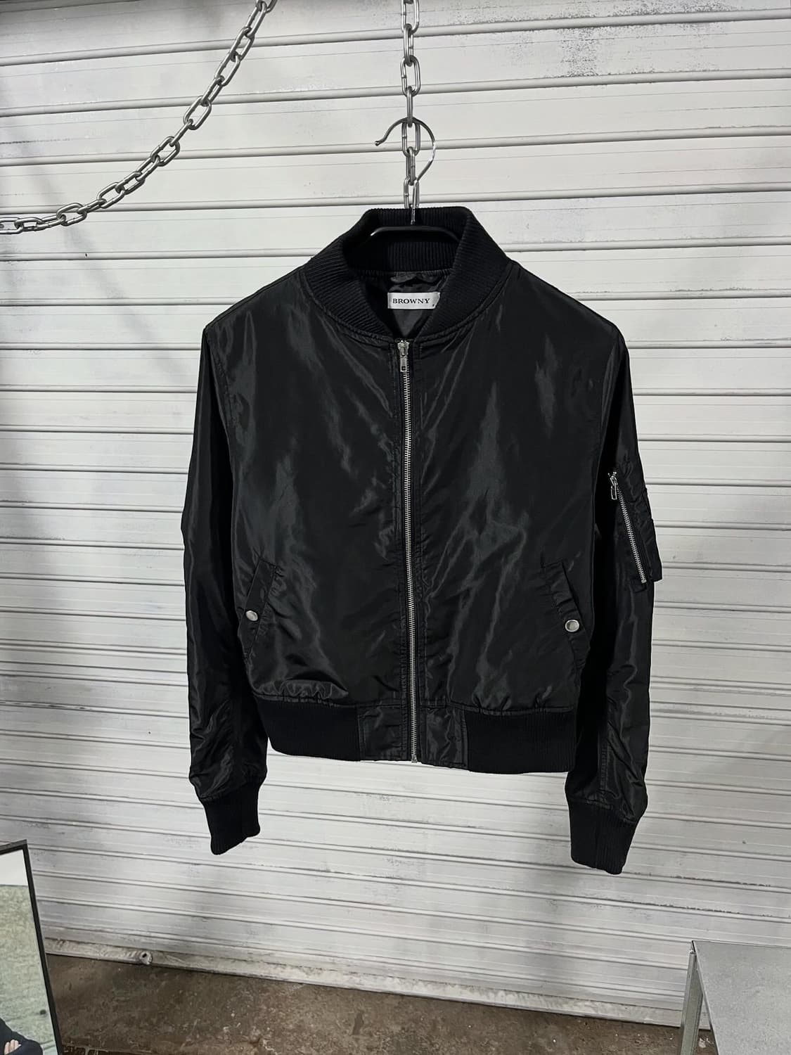 Browny nylon ma-1 jacket 상품이미지2