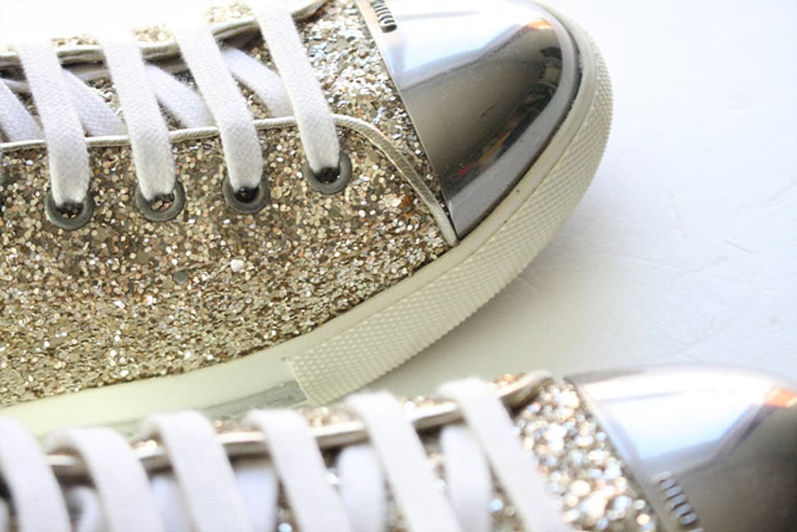 miu miu 미우미우 골드 글리터 하이탑 여성 스니커즈 상품이미지9