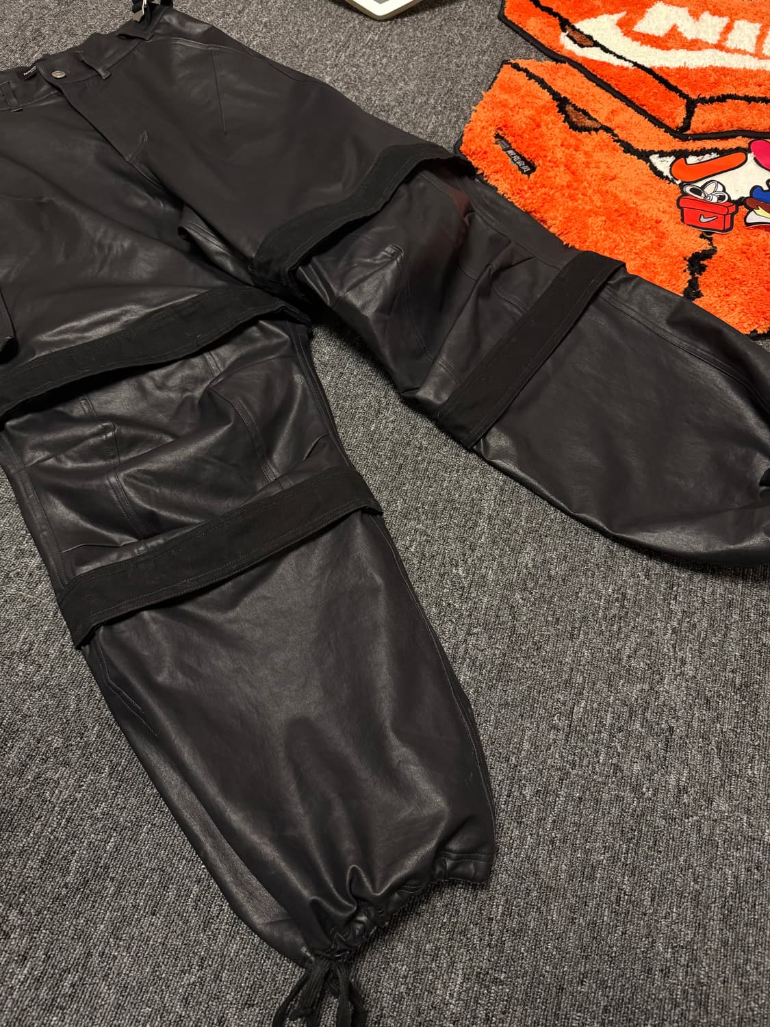 [1] 파 아카이브 레이어드 워크 팬츠 블랙 상품이미지8