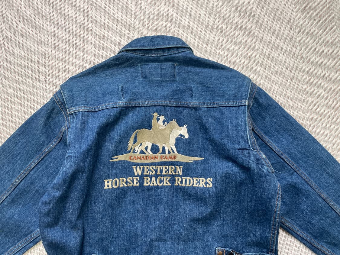 랭글러 M649 웨스턴 horse oack riders 데님자켓  상품이미지2