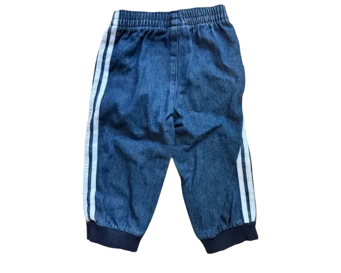 아디다스 데님 로고 팬츠 키즈 kids 75 상품이미지2