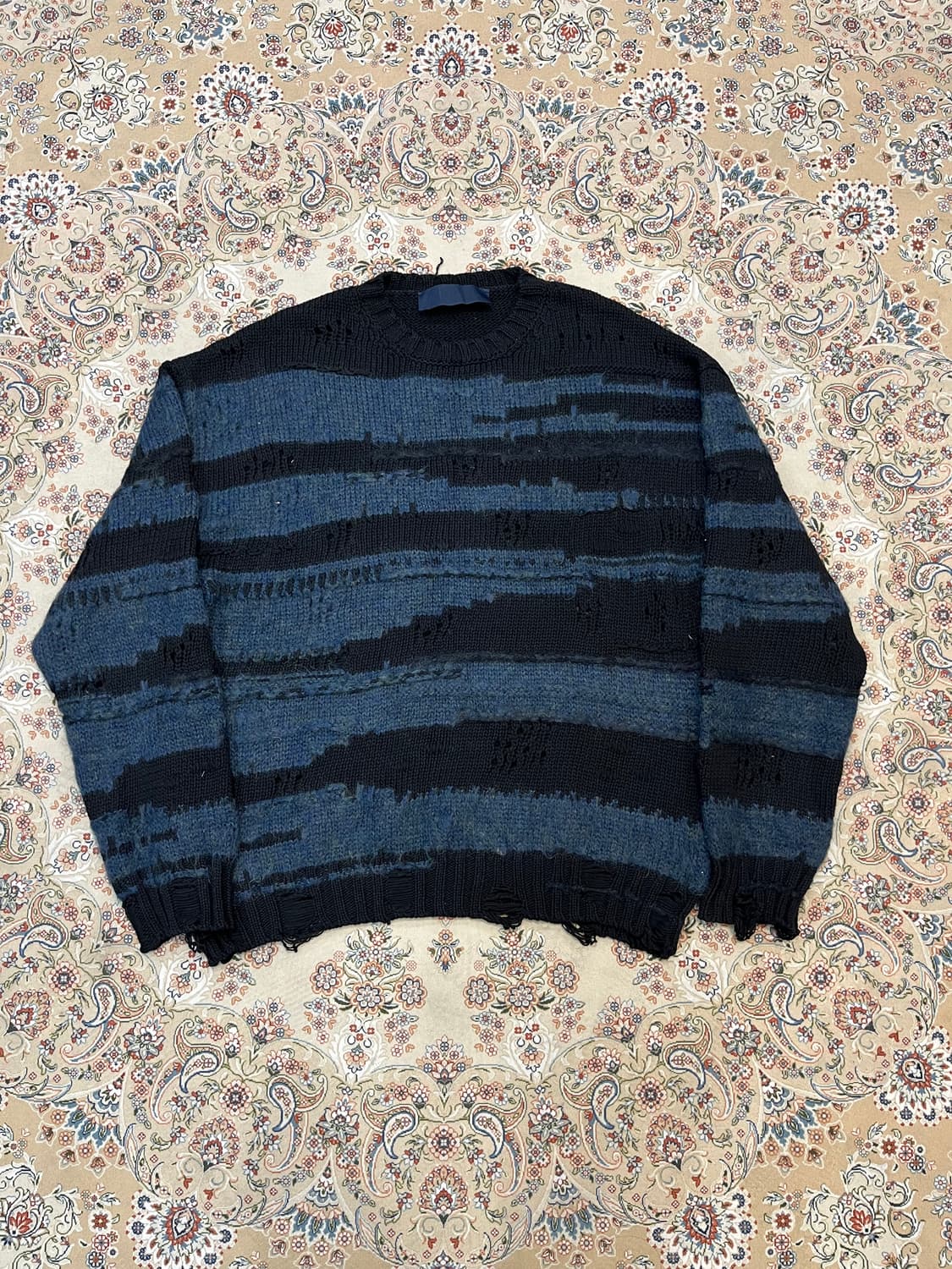 준지 모헤어 디스트레스드 니트 상품이미지1