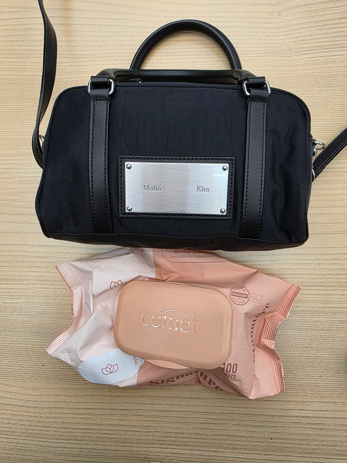 마뗑킴 스포티 토트 크로스백  블랙 상품이미지6