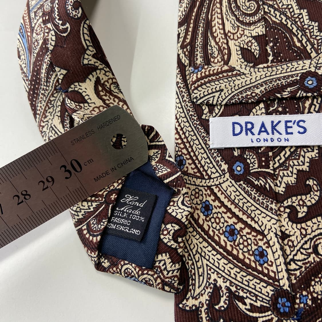 드레익스 페이즐리 명품 정품 넥타이 (Drakes) 상품이미지5