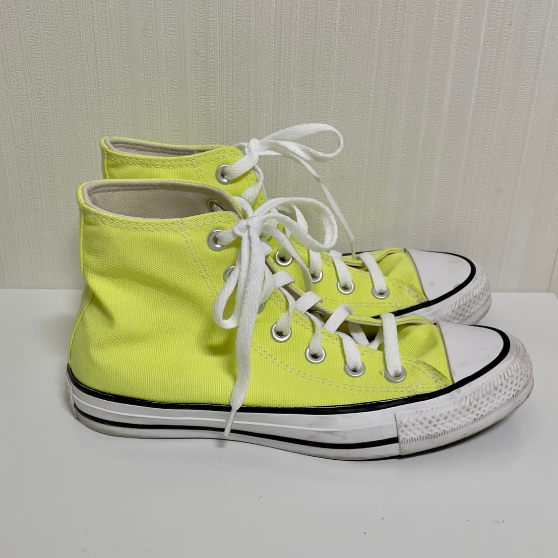 [235] 컨버스 척테일러 올스타 시즈널컬러 지트론 하이 레몬 옐로우 상품이미지4