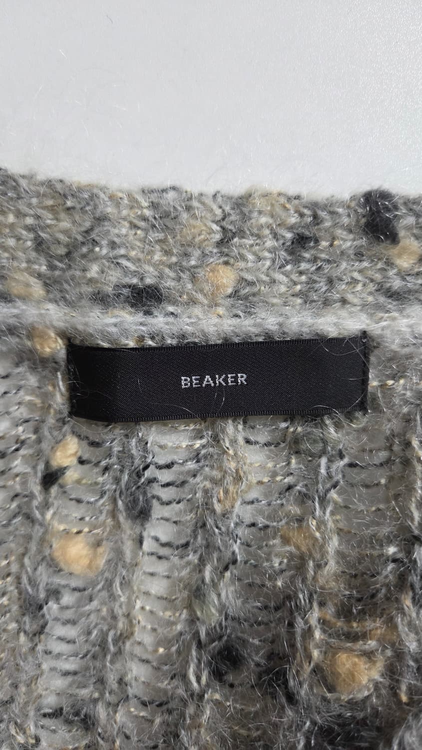 비이커 BEAKER 2021 모헤어 크롭 가디건 55~66 상품이미지9
