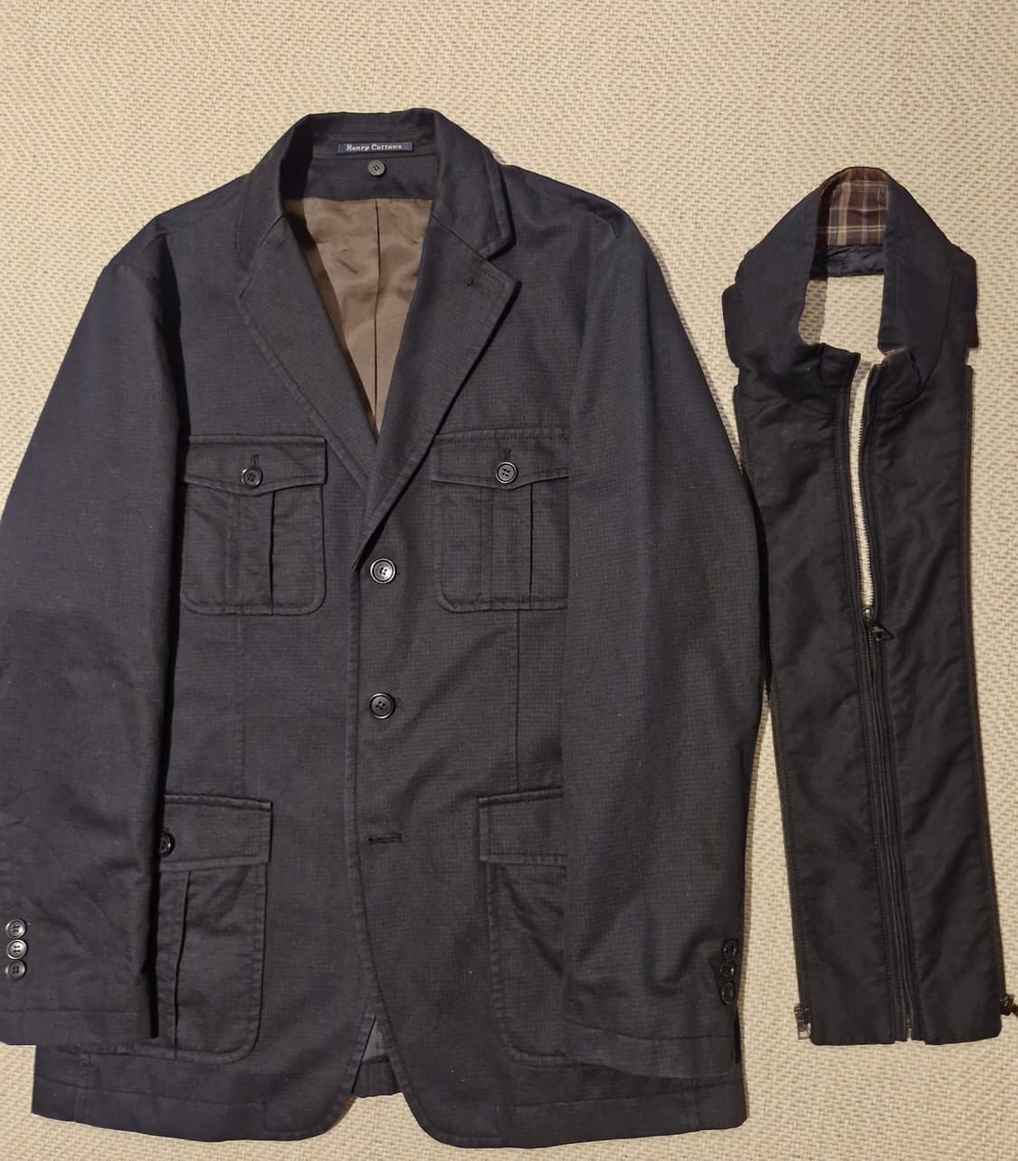 헨리코튼 밀리터리 사파리 자켓 100 상품이미지3