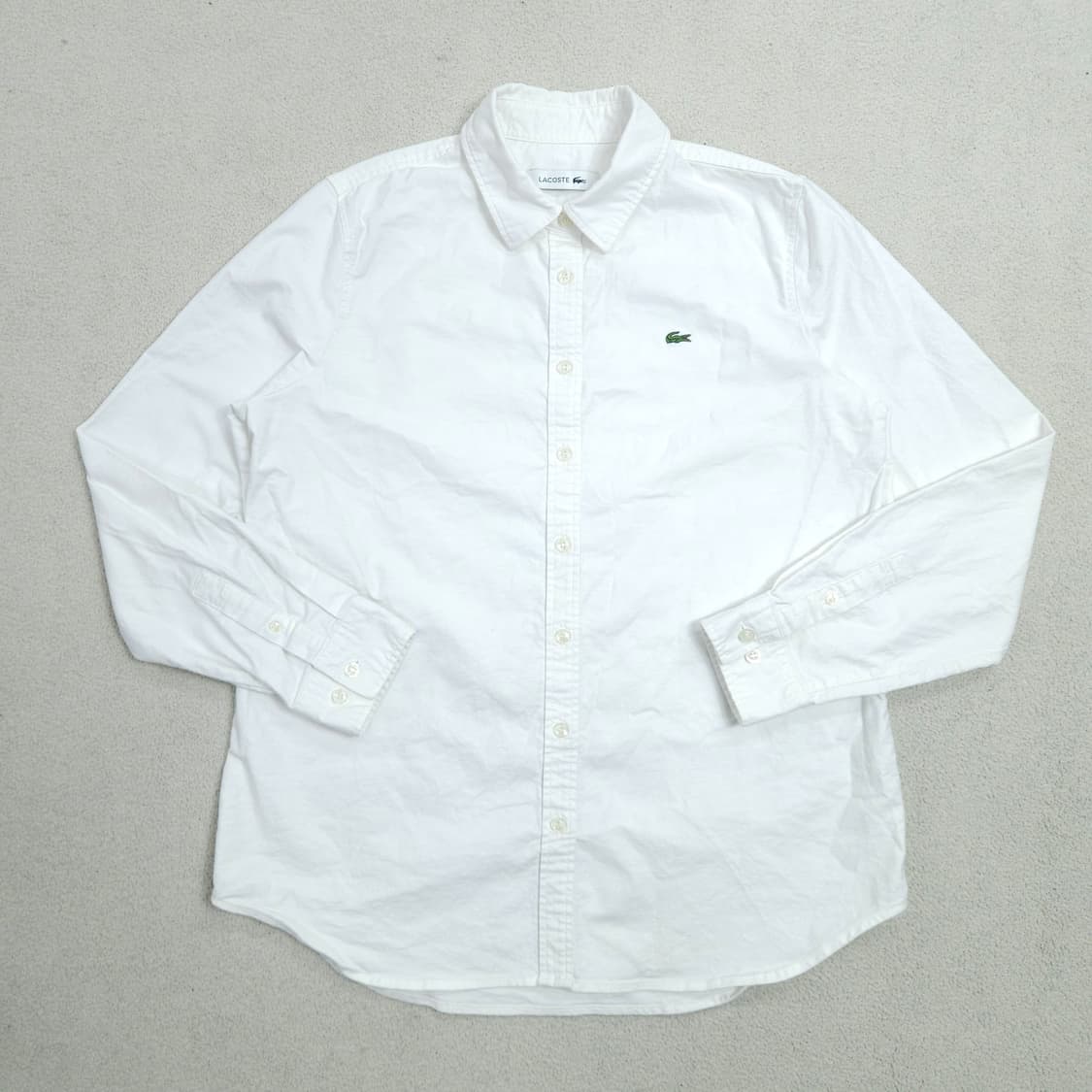 라코스테 옥스포드 화이트 셔츠 36 상품이미지1