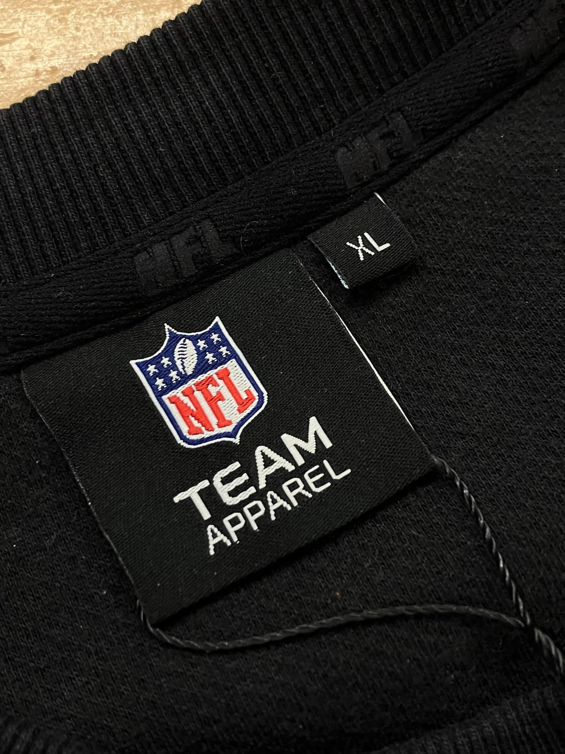 NFL 빅로고 맨투맨 블랙 XL #csz2934 상품이미지5