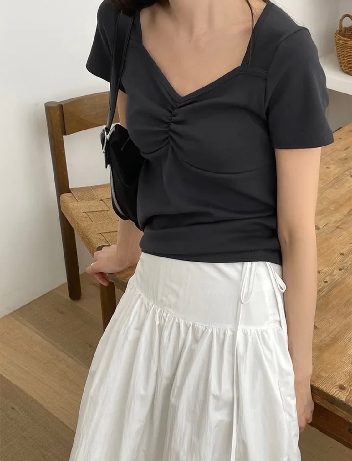 라이크유 플레어롱스커트 새상품 상품이미지6