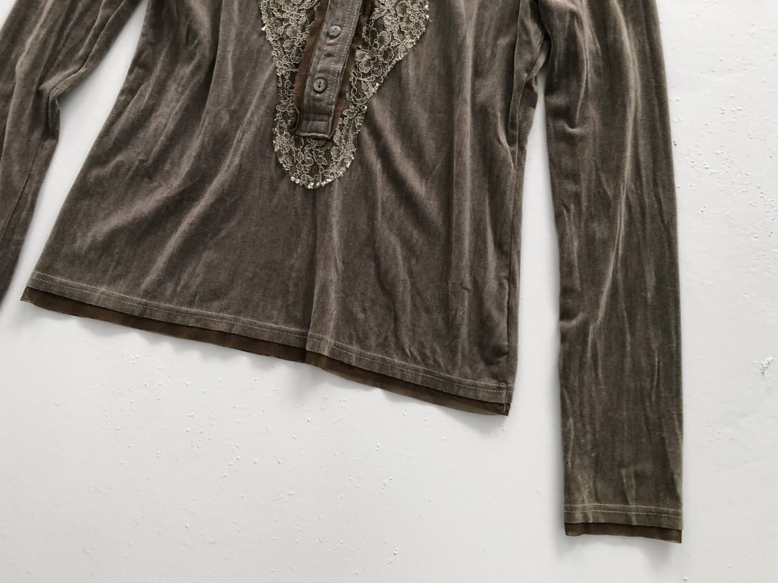 lace velvet polo sleeve 상품이미지4