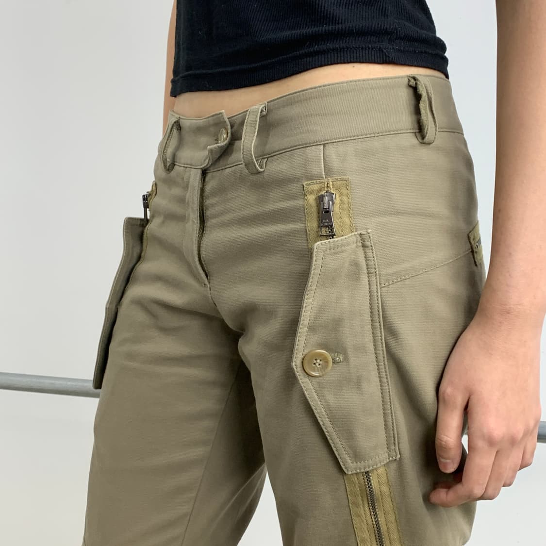 00s 닐바렛 아카이브 파라슈트 카고 팬츠 상품이미지2