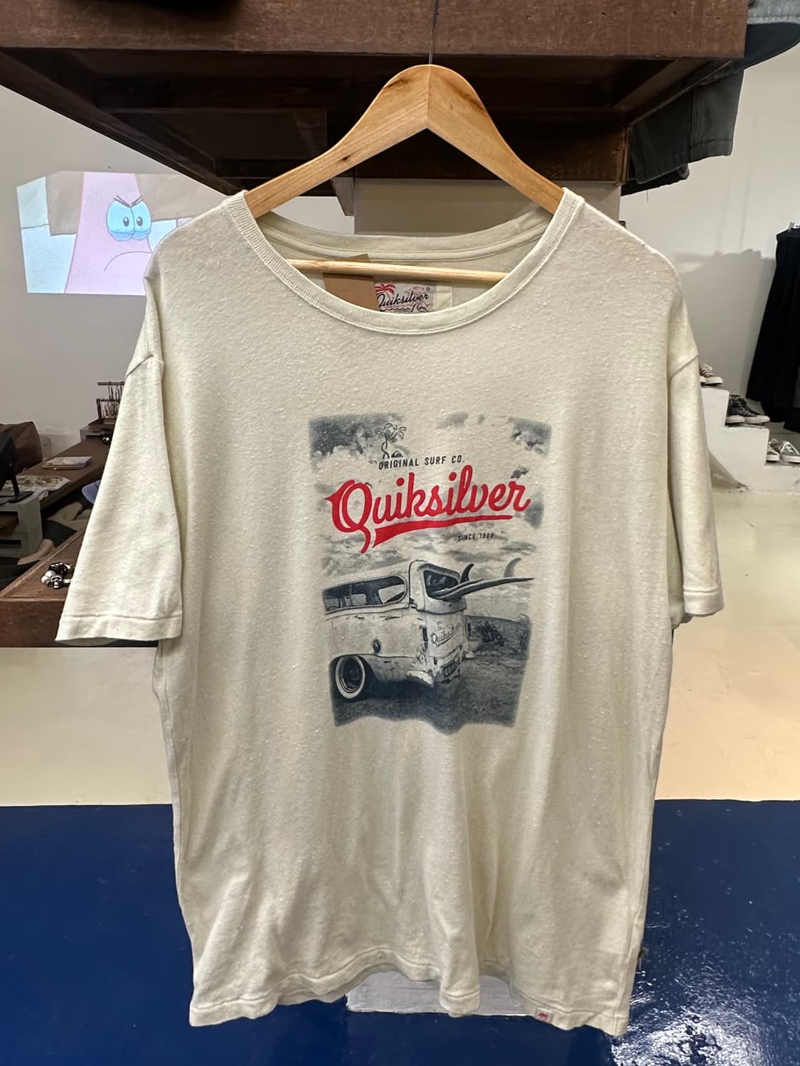 퀵실버 싱글스티치 반팔티 상품이미지2