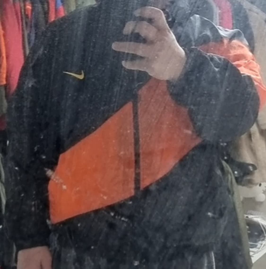 USA 메이드 80s 나이키 블랙 오렌지 웜업(100) 상품이미지9