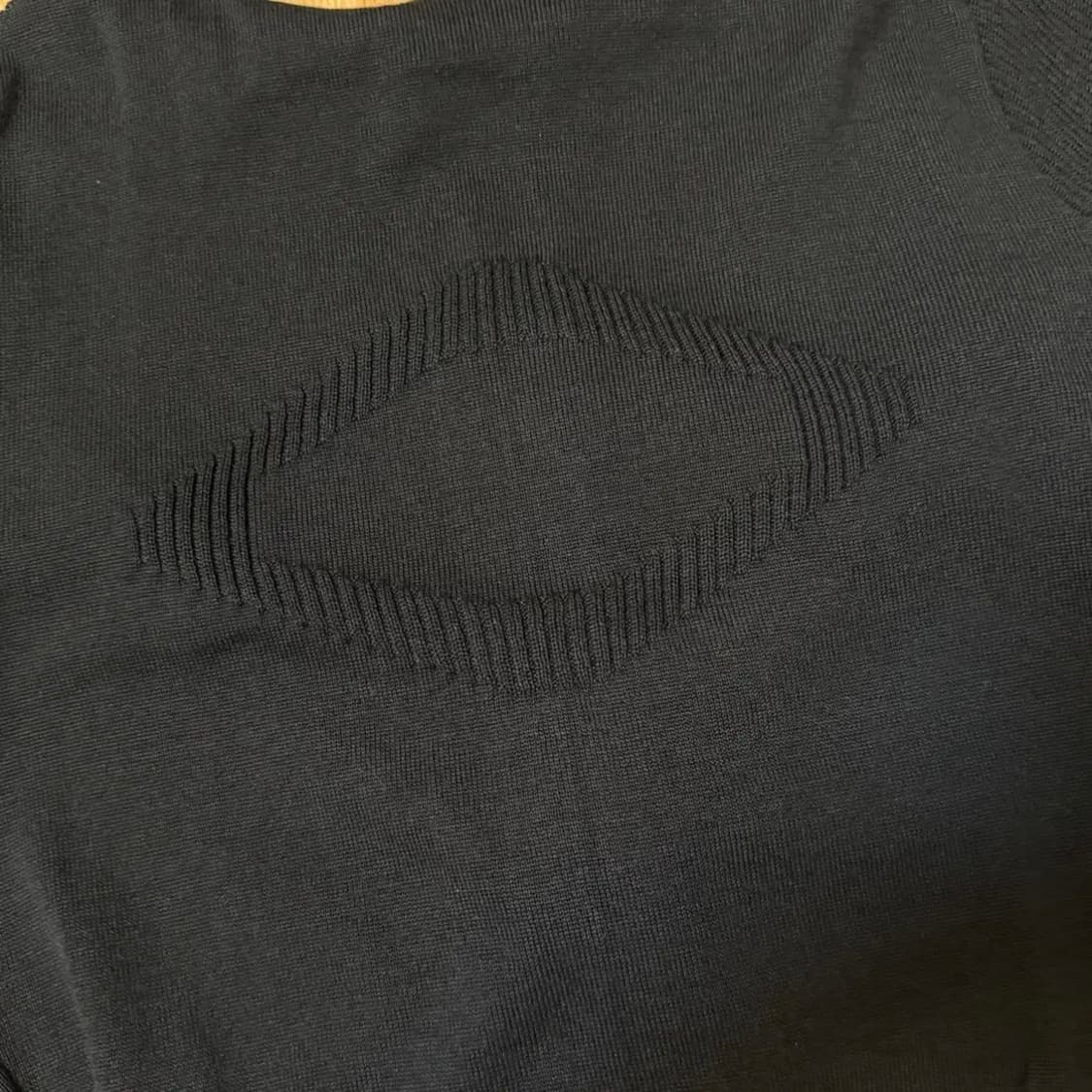 미스치프 롬버스 니트 후드 집업 M 상품이미지4