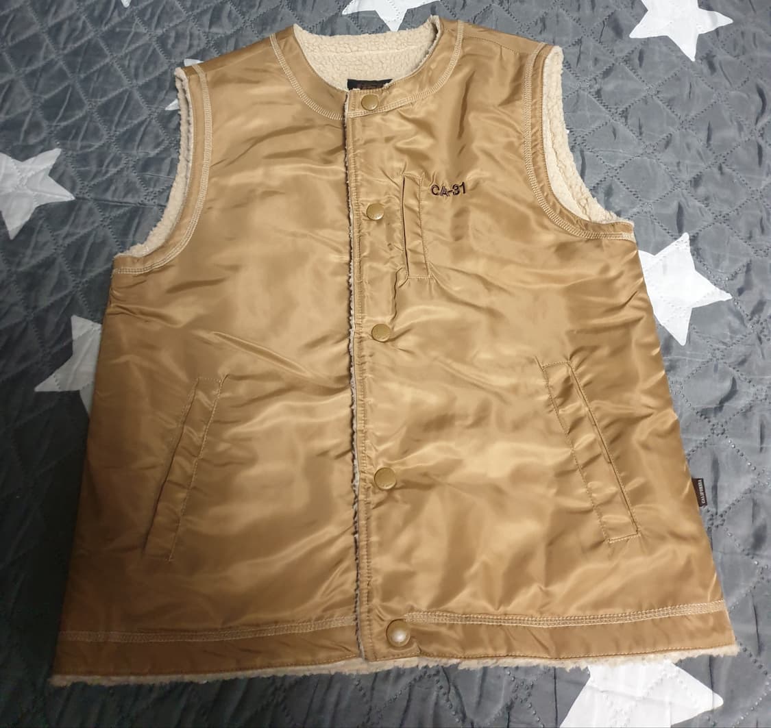 후아유 USA 리버시블 후리스 패딩 조끼 베스트 (S) 상품이미지2