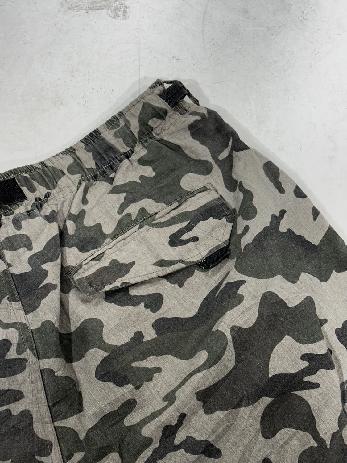 일본 빈티지 무릎 절개 밀리터리 카모 카고 군복 바지 유틸리티 팬츠 L 상품이미지6