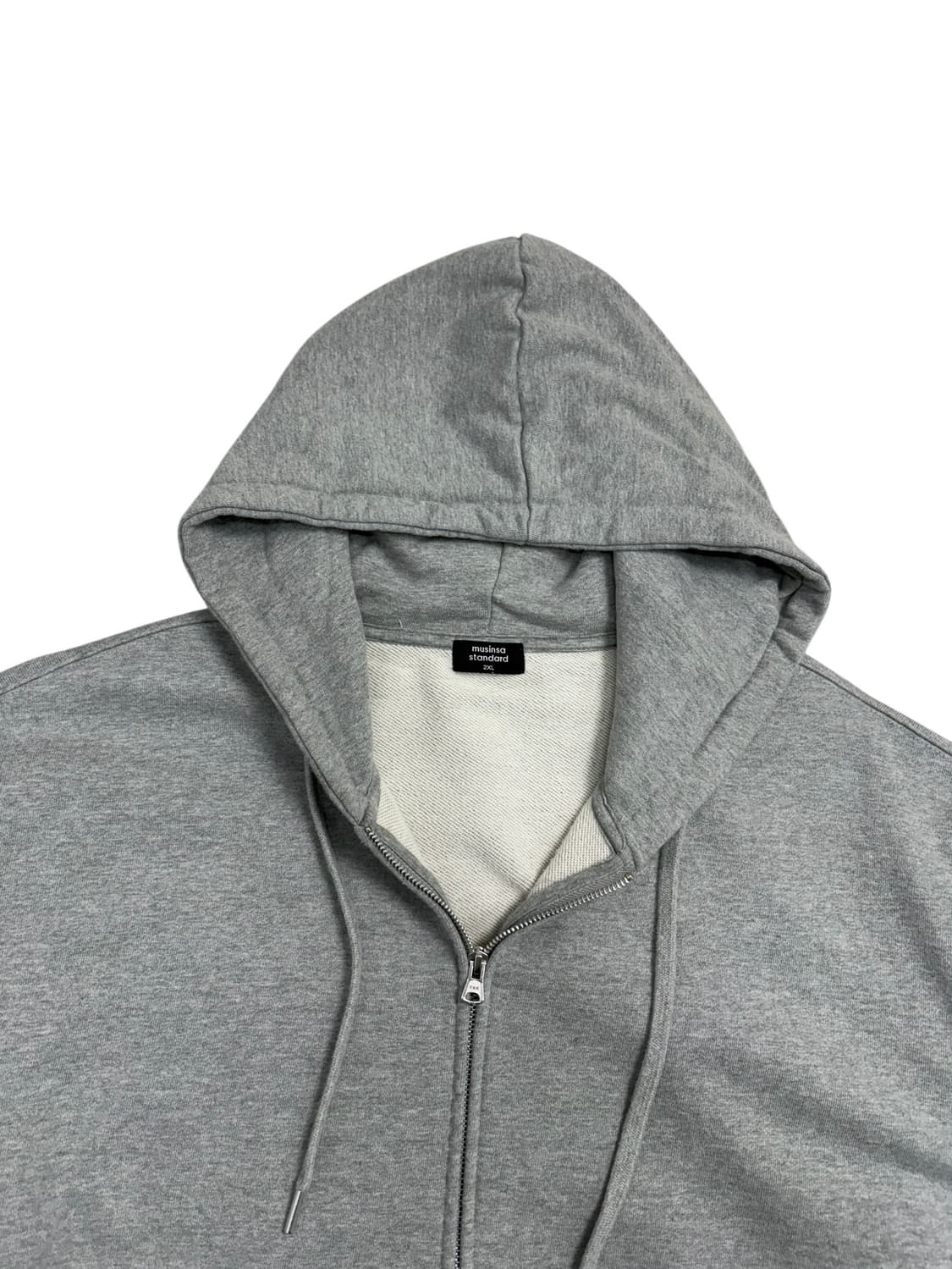 무신사 스탠다드 후드집업 그레이 상품이미지5