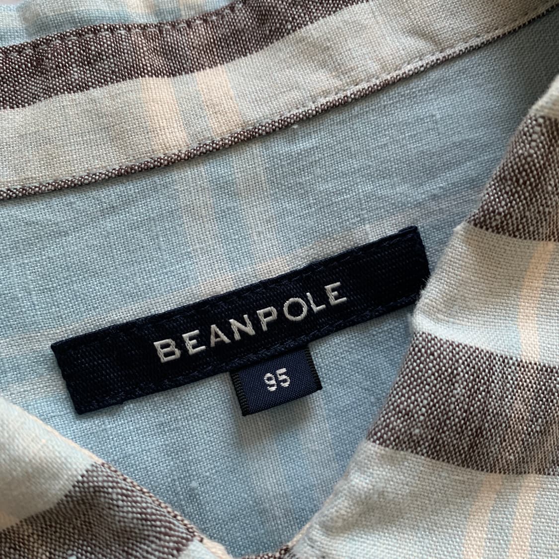 빈폴 BEANPOLE 린넨 100 체크셔츠 상품이미지4