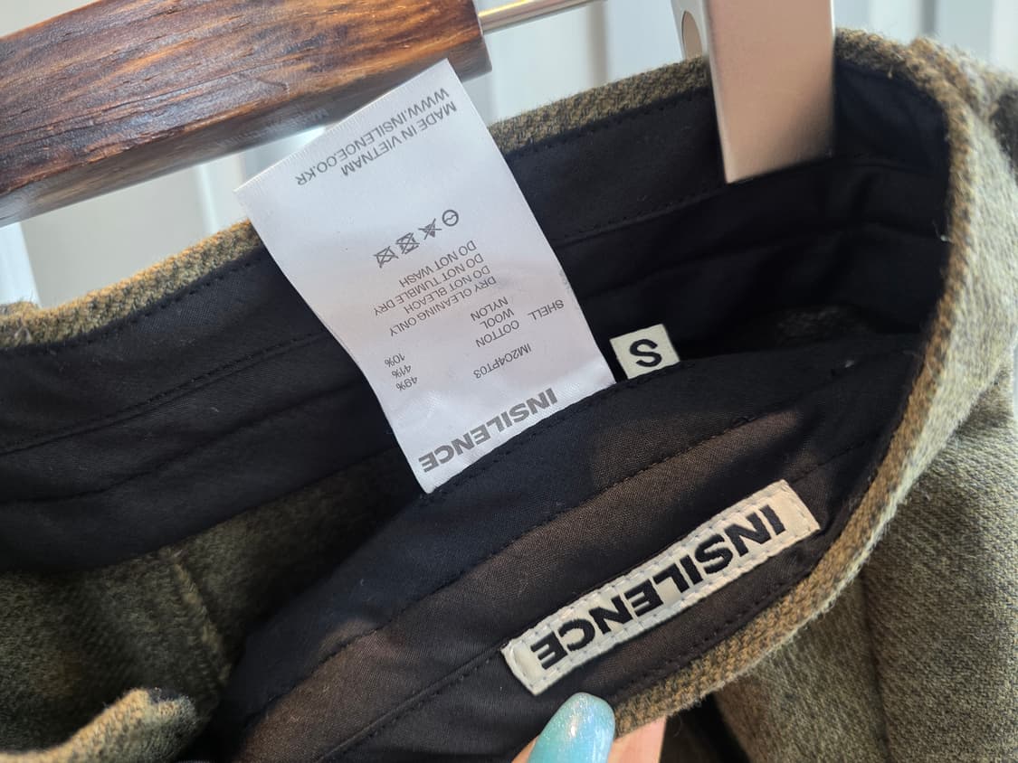 인사일런스 모직팬츠  상품이미지9