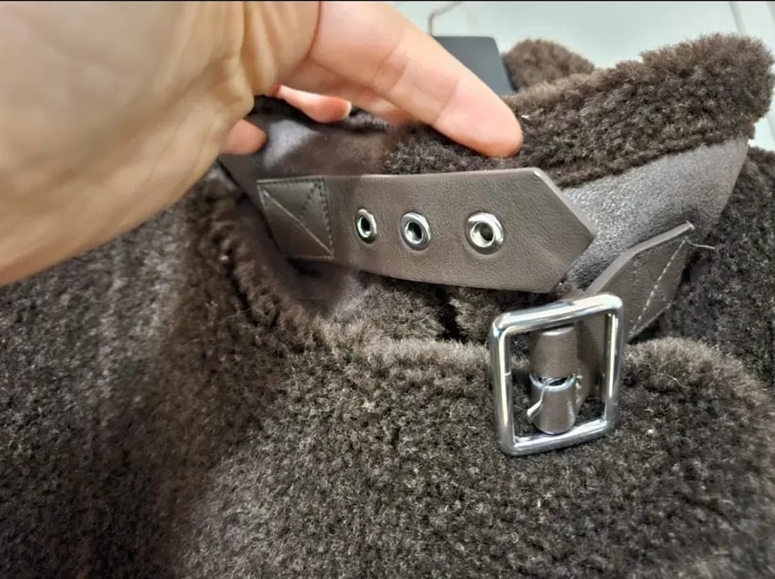 새상품급) 카시바디 양모 100 양가죽 무스탕 자켓 판매합니다 상품이미지6