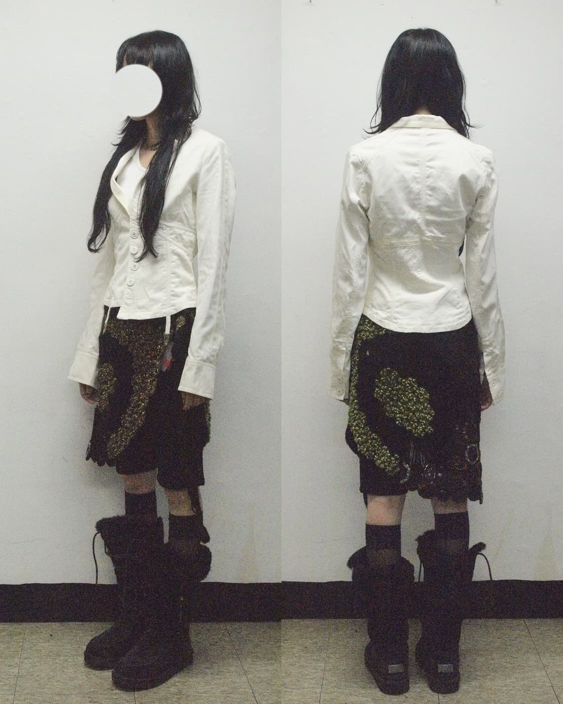 rare* 리스토 빔빌로스키 글리터 니트 케이프 상품이미지1