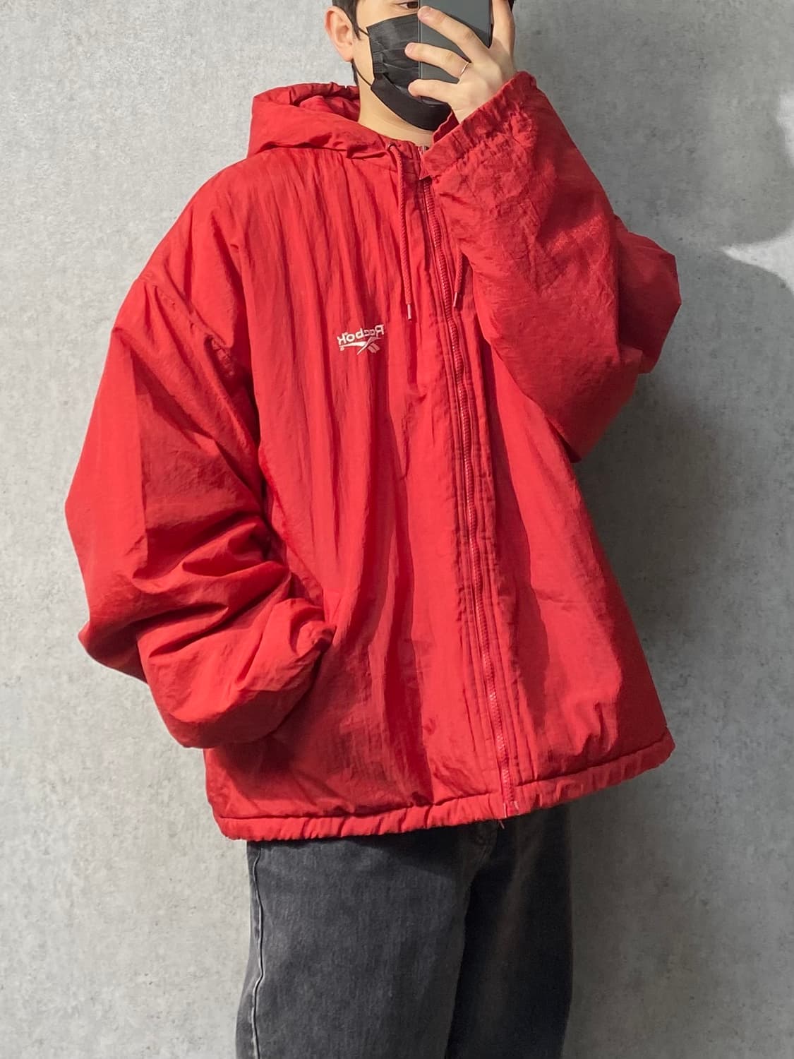 [XL] 90s Reebok 리복 올드스쿨 패디드 점퍼 상품이미지2