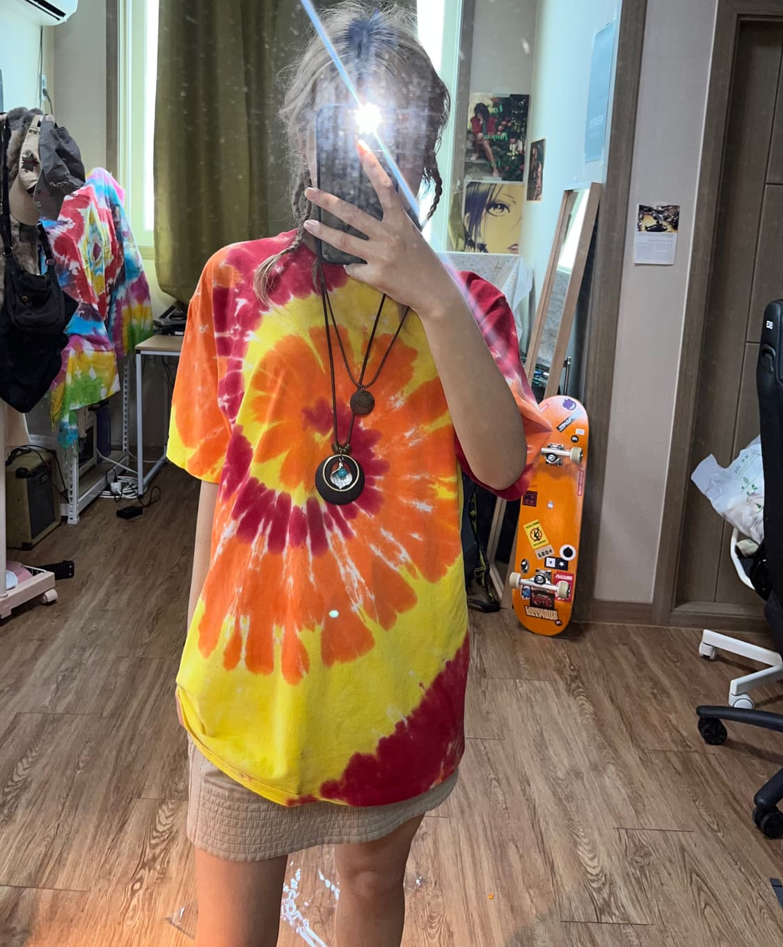 오렌지 타이다이 티셔츠 상품이미지4