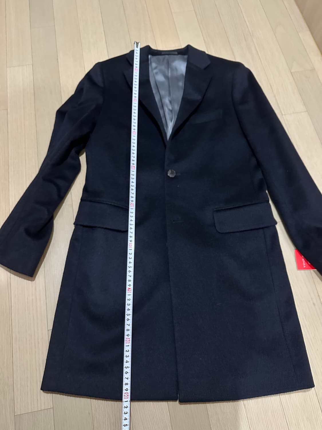 (새상품) 앤드지 피아첸자 캐시미어코트 95 네이비 상품이미지6