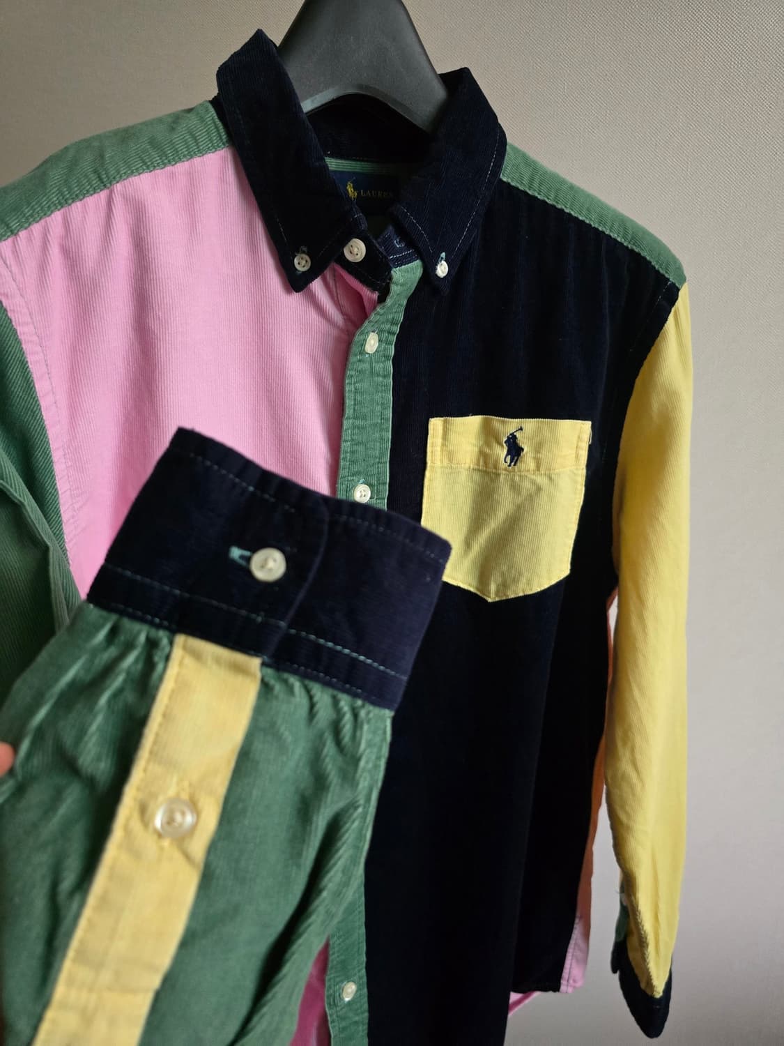 Polo Ralph Lauren] 폴로 보이즈 컬러블록 버튼다운 셔츠 상품이미지4