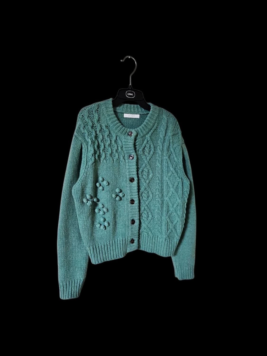 JJ 지고트(JJ JIGOTT) 꽈배기 니트 여성가디건(울혼방/FREE) 상품이미지8