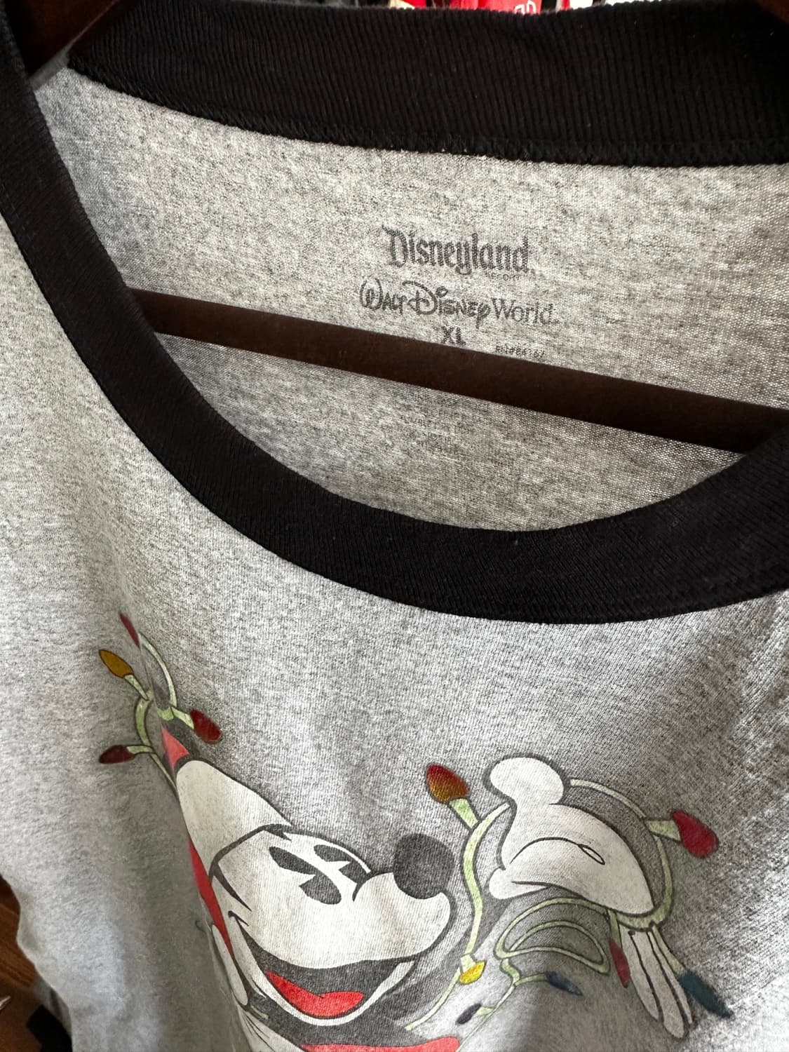 Disney World Mickey Mouse Ringer Tee 상품이미지3
