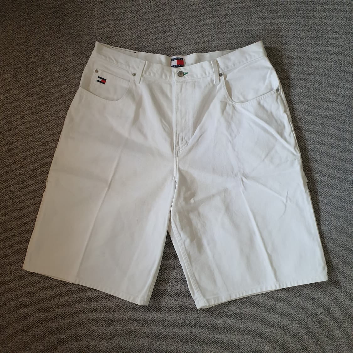90s타미 힐피거 빈티지 카펜터 데님 숏팬츠 상품이미지2