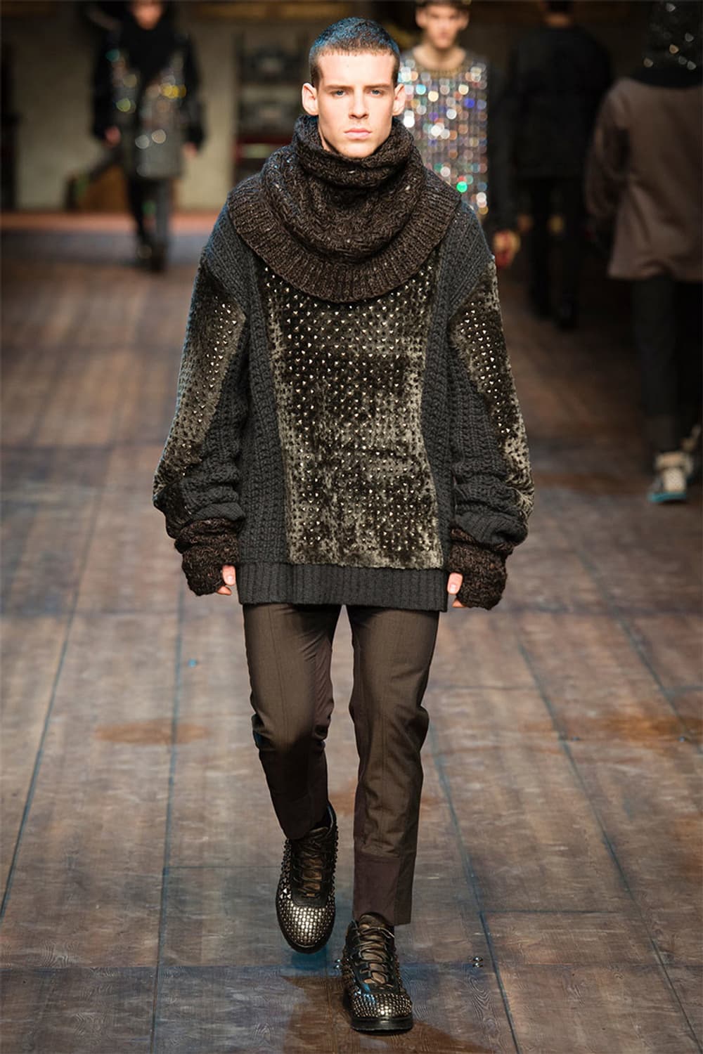 DOLCE & GABBANA AW14 Studded Derby 상품이미지3