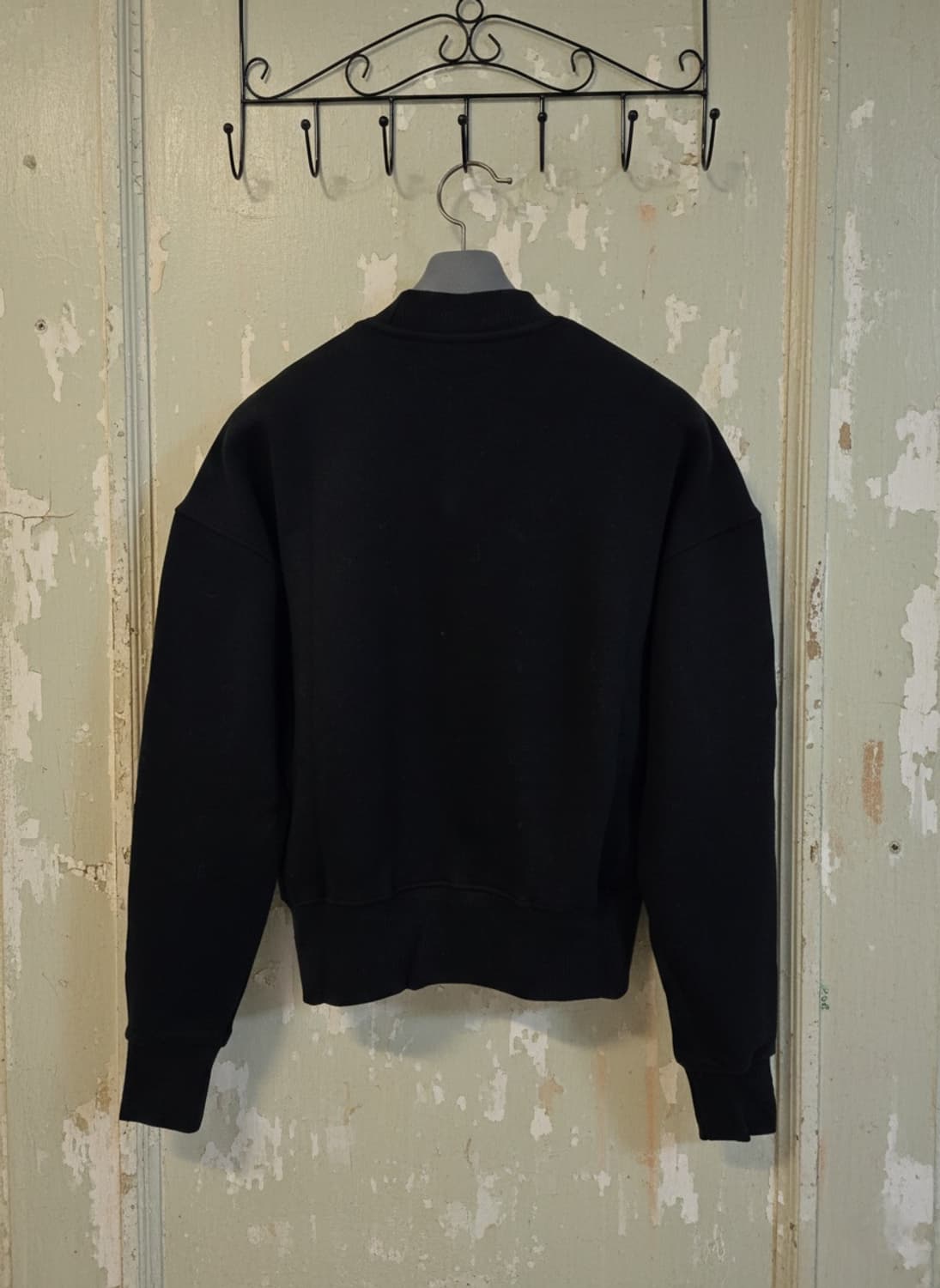 Aven 우먼 오버핏 맨투맨 블랙 66~77 상품이미지2