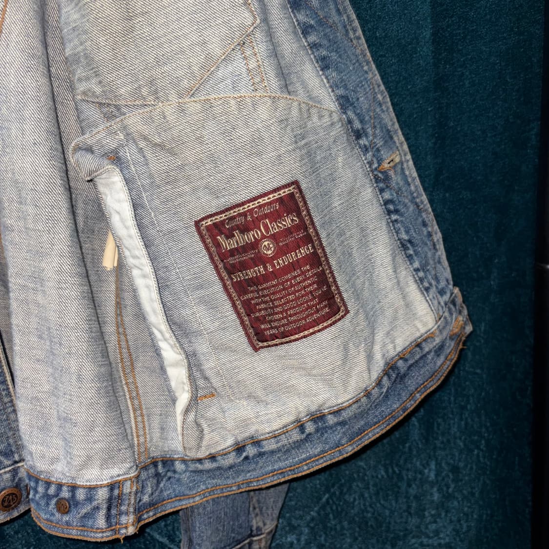 (XL) 말보로 클래식 트럭커 데님 자켓 상품이미지7