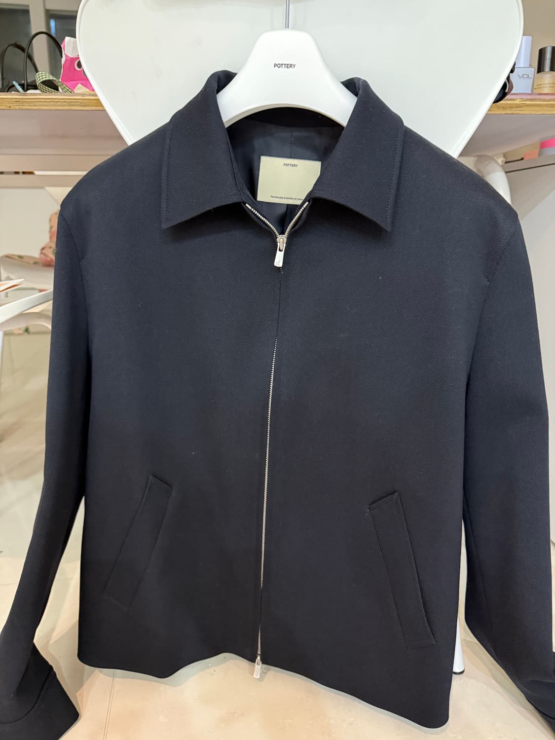 포터리 네이비 울 드리즐러 자켓 3 상품이미지1