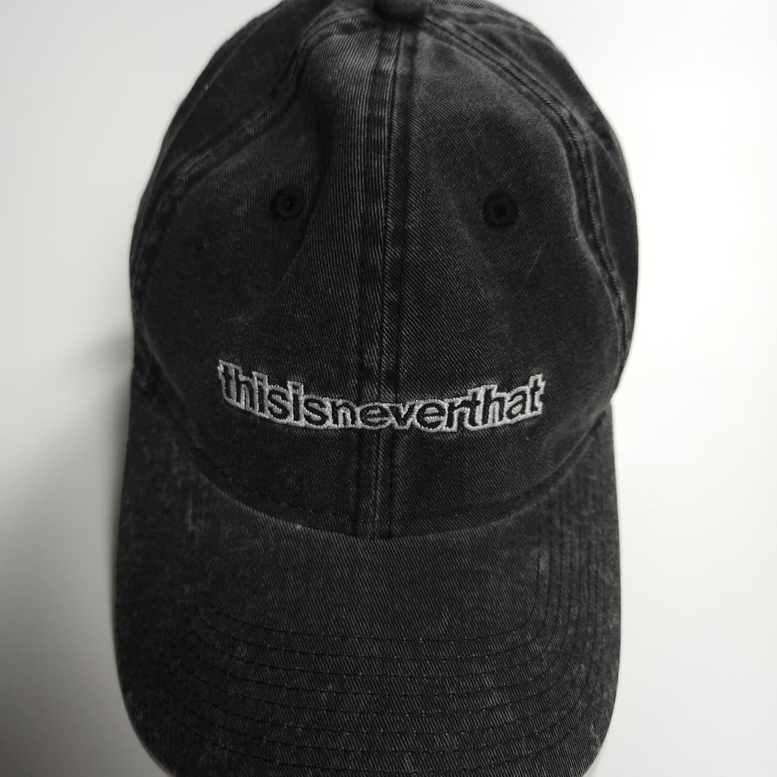 디스이즈네버댓 X 뉴에라 블랙 데님 볼캡(OS) 상품이미지3