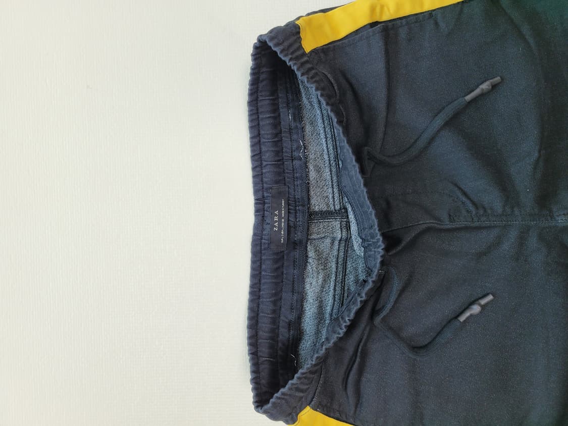 자라 ZARA 남자 사이드배색 바지 33 블랙/옐로우 상품이미지5