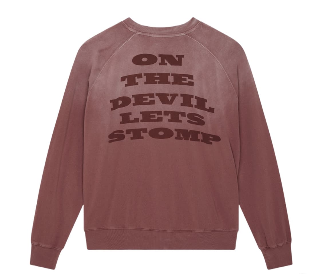 (새상품) 데우스 엑스 마키나 가먼트다잉 데빌 맨투맨 스웻셔츠 상품이미지2