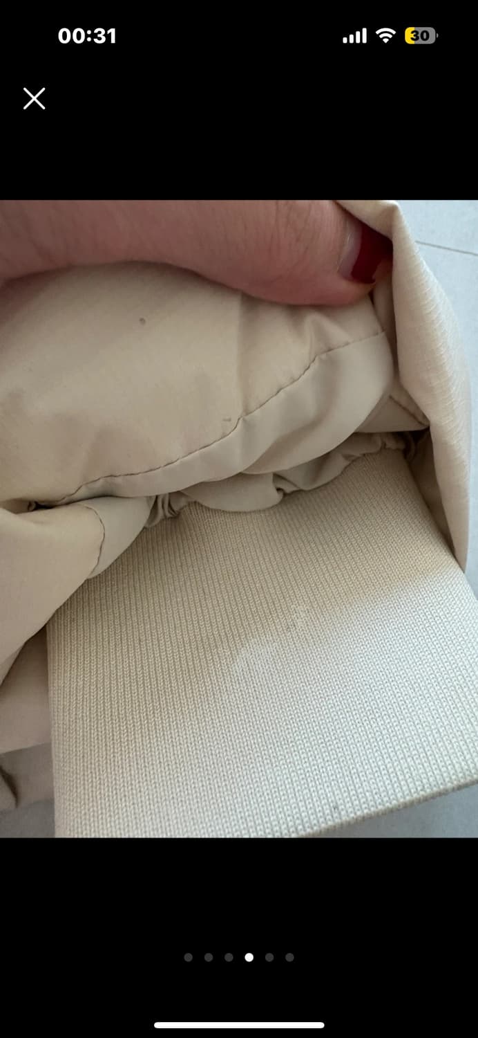 캘빈클라인 아이보리 숏패딩 s 상품이미지4