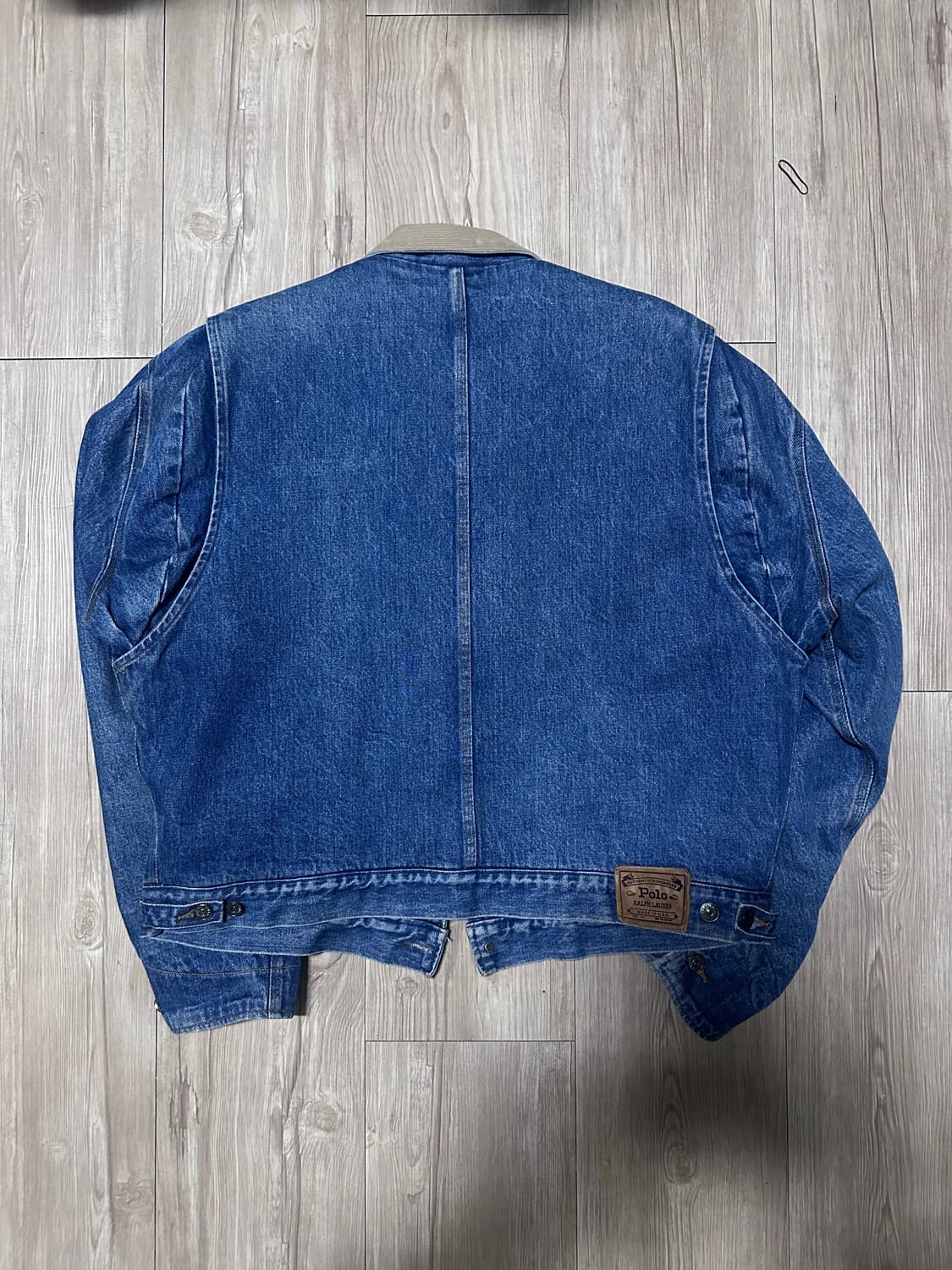 빈티지 폴로랄프로렌 90s 덩가리 데님 자켓 XL 상품이미지5