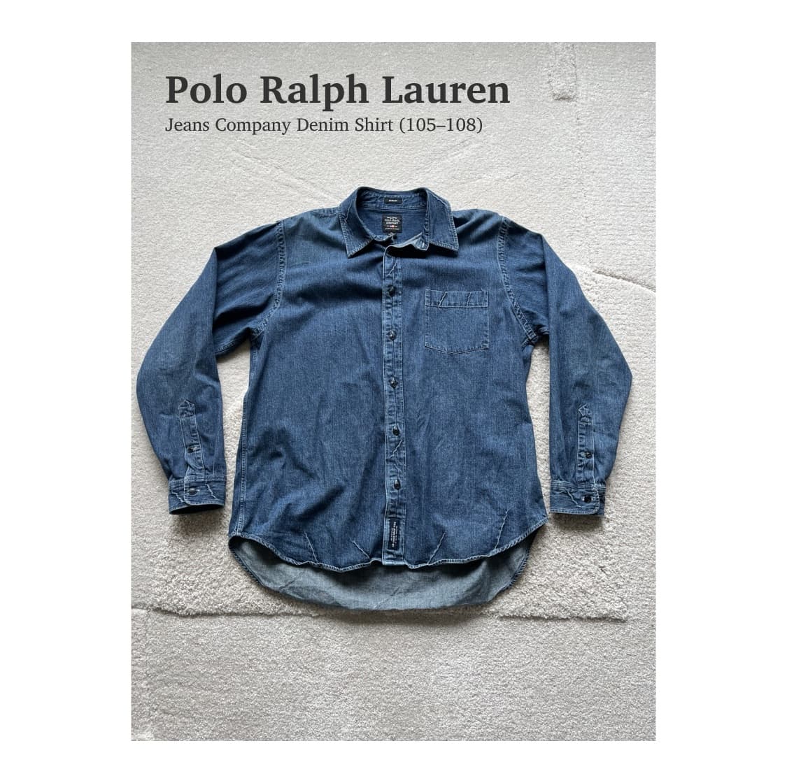 폴로 진스 컴퍼니 데님 셔츠 (105) 상품이미지1