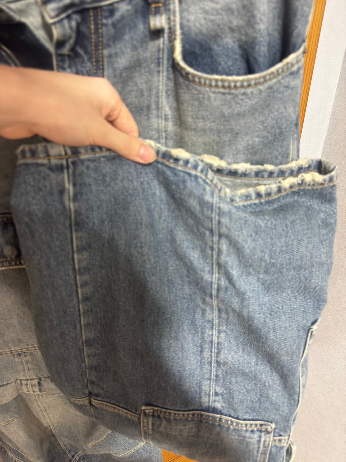 발렌시아가 플레어 카고 데님 상품이미지5